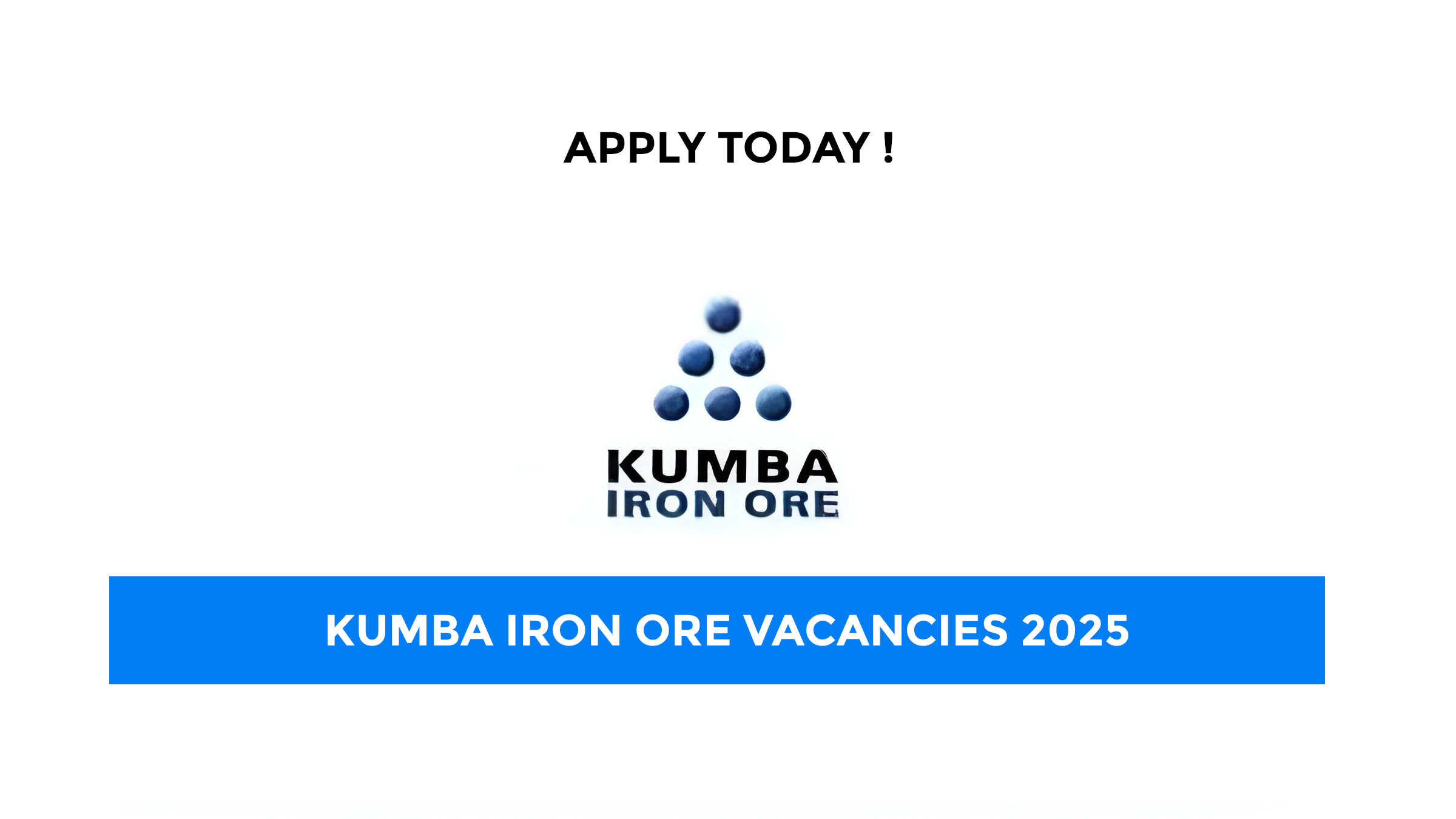 KUMBA IRON ORE VACANCIES