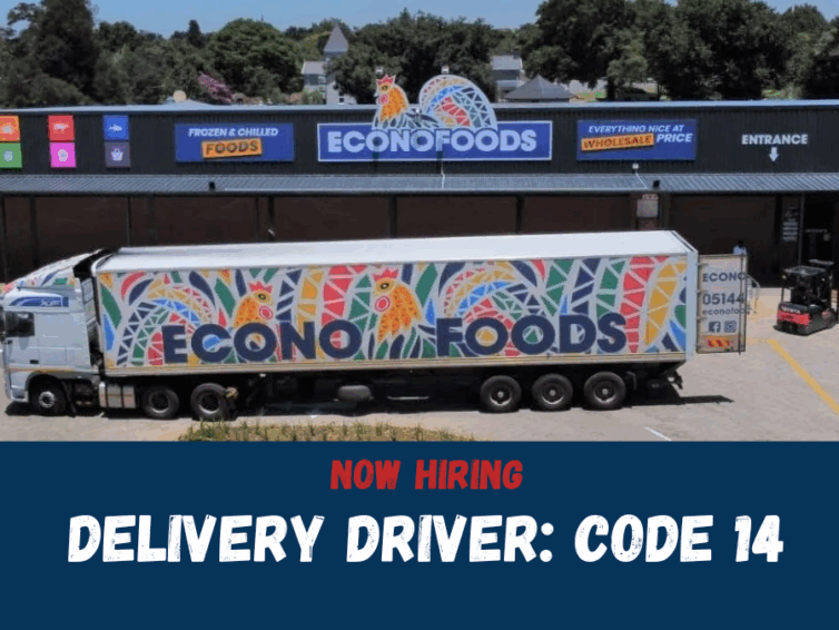 Delivery Driver Code 14 Job