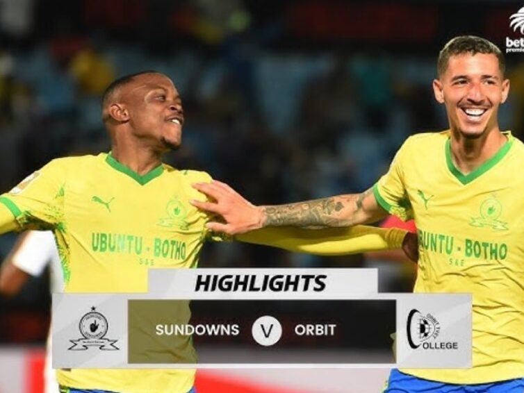 Mamelodi Sundowns Dominate Orbit College with 2–0 Victory